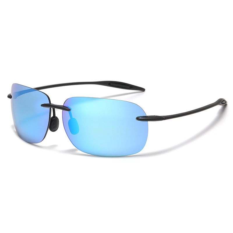 TR90 Rimless Mirror Sunglasses Polarized Men Running Cycling Fishing Golf Driving Shades Sun Glasses  (8).jpg