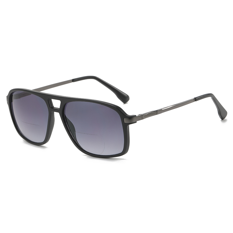 TR90 Frame Bifocal Reading Glasses UV400 Protection Sunglasses Blue Light Blocking Sun Readers Shades for Men