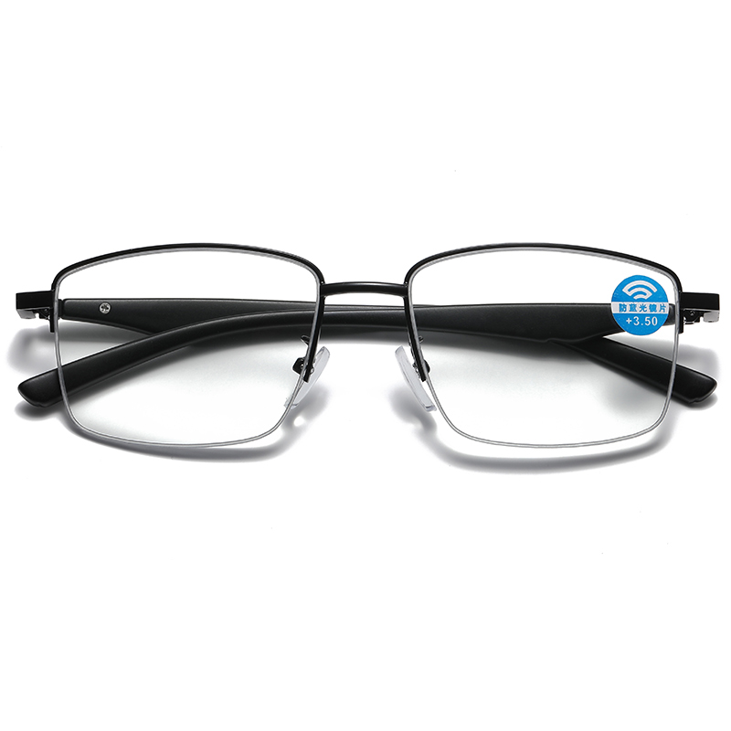 Eyewear Unisex tr90 Multifocal Progressive Photochromic Anti Blue Light Glasses See Far Near Reading Glasses