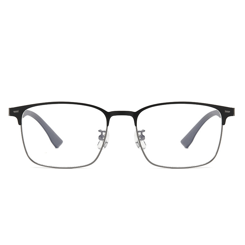 Rimless Blue Light Blocking Eyeglasses Titanium Memory Readers Photochromic Progressive Multifocal Computer Reading Glasses Anti UV Sun Readers