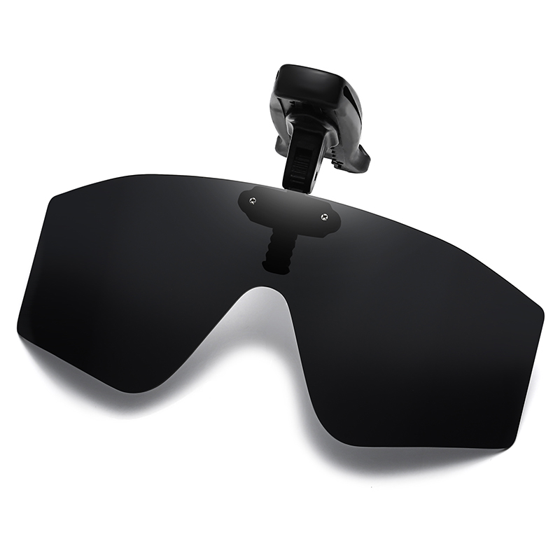 Outdoor Polarized Sunglasses, Fishing Cycling Traveling Flip Cover UV Protection Sunglasses That Can Be Clipped on the Hat Cap