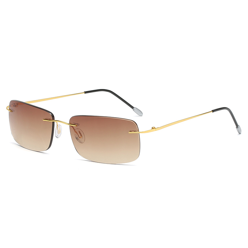 Rimless Bifocal Sunglasses, Bi-Focal x1.0x1.5 x2.0 x2.5x3.0x3.5x4.0 Magnifications, Reader Sunglasses, UV Protection (4).jpg