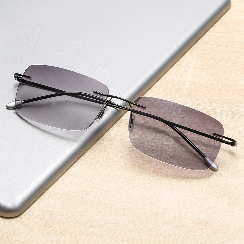 Rimless Bifocal Sunglasses, Bi-Focal x1.0x1.5 x2.0 x2.5x3.0x3.5x4.0 Magnifications, Reader Sunglasses, UV Protection (2).jpg