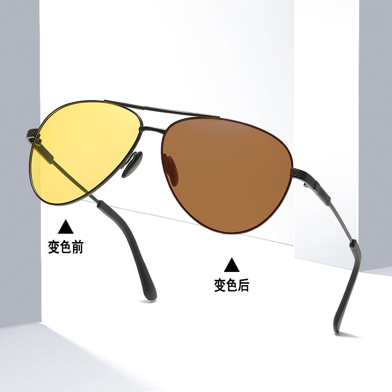 Polarized Photochromic Sunglasses for Men - UV Protection and Lightweight Sun Glasses for Driving Fishing