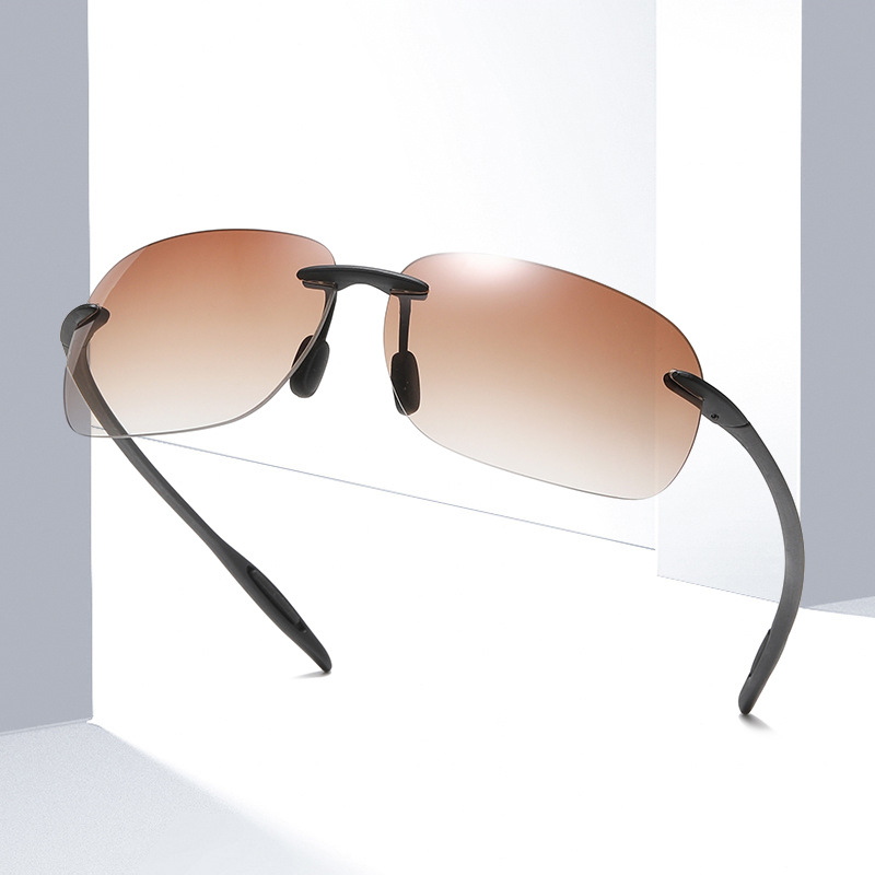 TR90 Rimless Mirror Sunglasses Polarized Men Running Cycling Fishing Golf Driving Shades Sun Glasses  (1).jpg