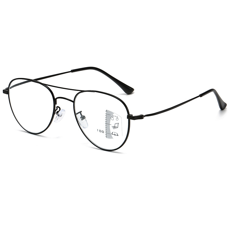 Durable Photochromic Blue Light Blocking Glasses Progressive Multifocal Presbyopic Glasses