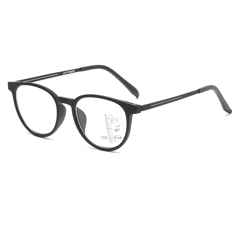 TR90 Full Frame Eyewear Transition Photochromic And Anti-blue Reading Glasses Progressive Lenses Glasses