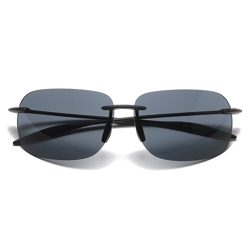 TR90 Rimless Mirror Sunglasses Polarized Men Running Cycling Fishing Golf Driving Shades Sun Glasses  (3).jpg