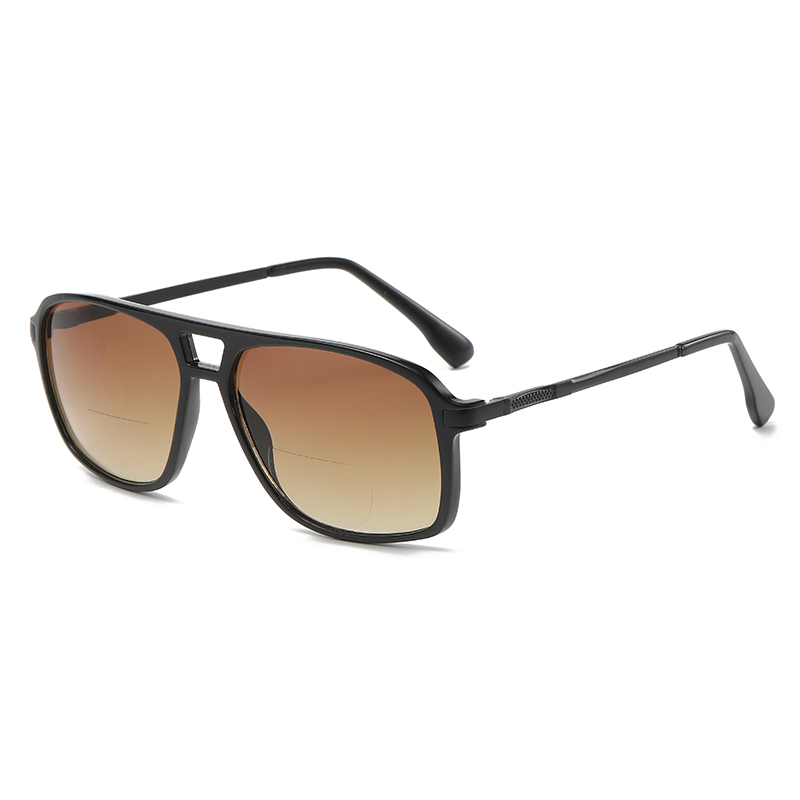 TR90 Frame Bifocal Reading Glasses UV400 Protection Sunglasses Blue Light Blocking Sun Readers Shades for Men