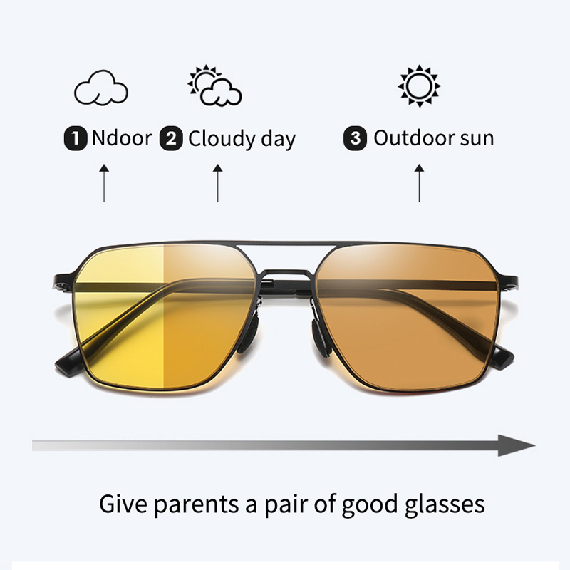Photochromic Reading Glasses, Reader, Change Color to Gray / Tawny On Sun