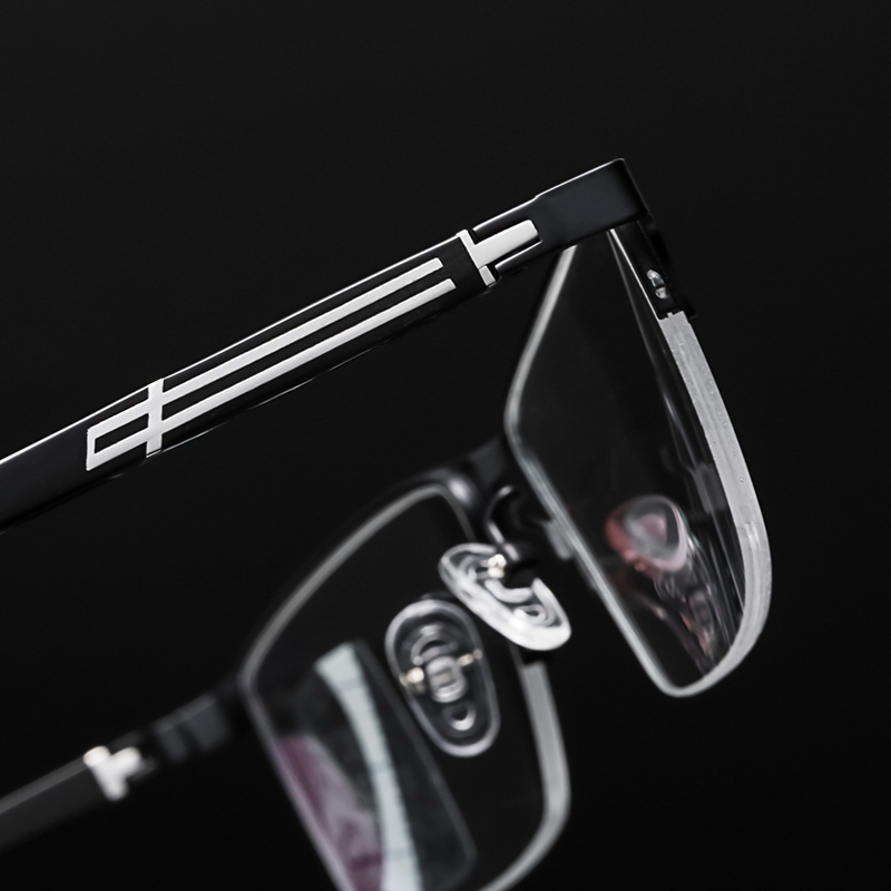 Anti Blue Light Half Frame Photochromic Transition Multifocal Progressive Ajustable Lens Reading Glasses