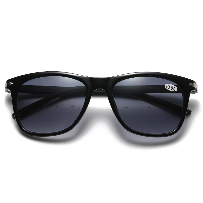 Bifocal Reading Sunglasses for Men and Women TR Frame Outdoor Sun Reader UV Protection