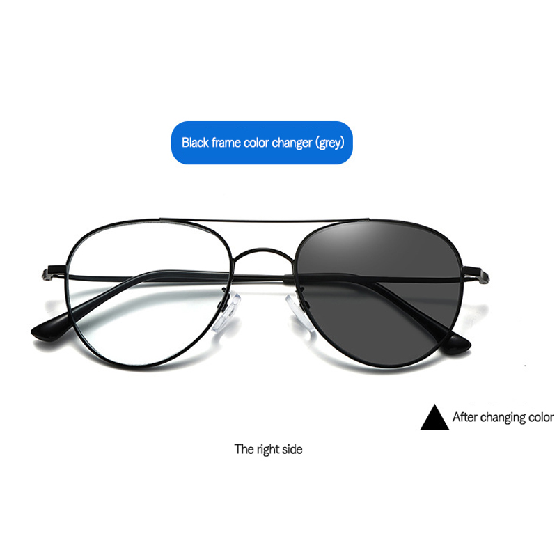 Durable Photochromic Blue Light Blocking Glasses Progressive Multifocal Presbyopic Glasses