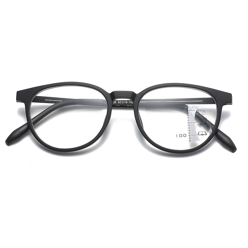 TR90 Full Frame Eyewear Transition Photochromic And Anti-blue Reading Glasses Progressive Lenses Glasses
