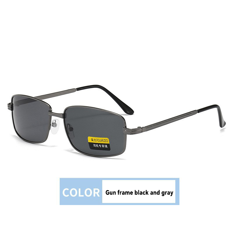 Metal Mens Sunglasses Polarized UV400 Protection for Driving Fishing Hiking Golf Everyday Use Rectangular Sunglasses (3).jpg
