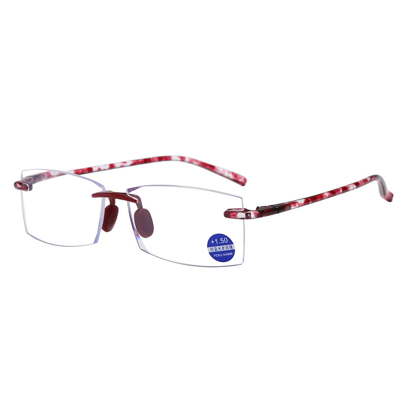 Rimless Reading Glasses for...