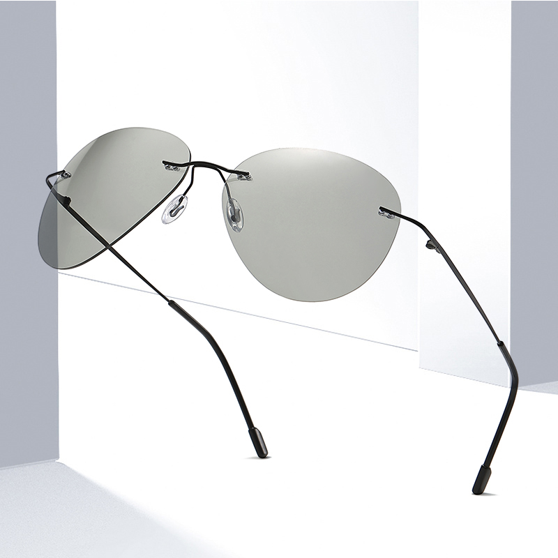 Polarized Photochromic Outdoor Sports Driving Sunglasses for Men Women AntiGlareEyewear Ultra-Light Sun Glasses
