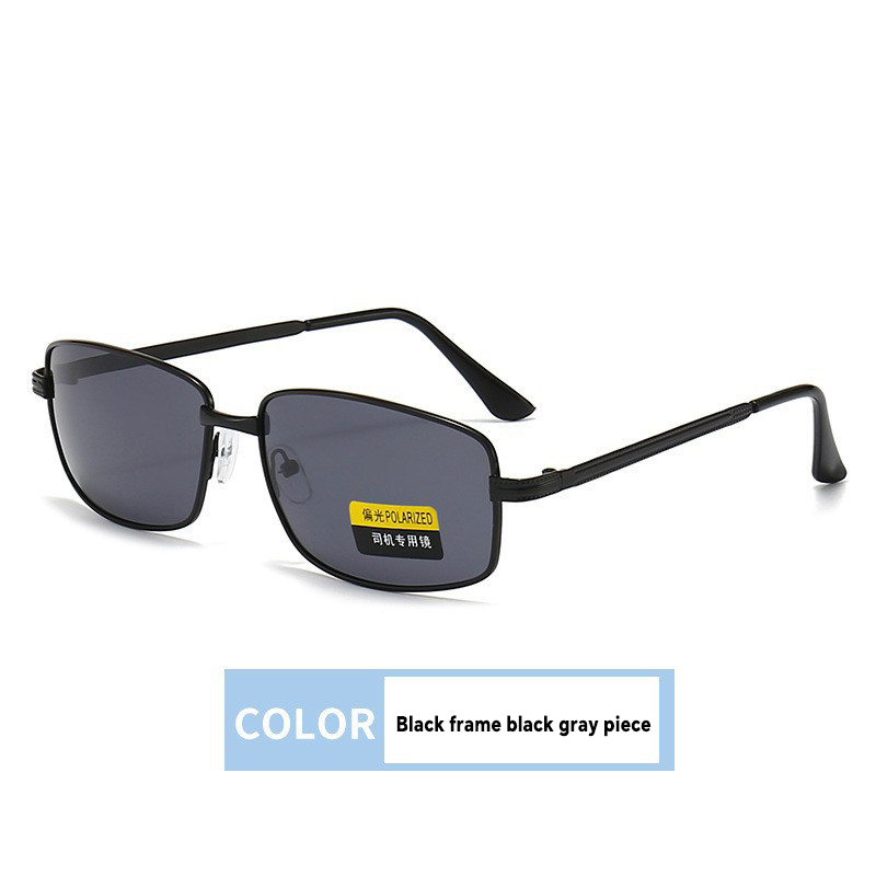 Metal Mens Sunglasses Polarized UV400 Protection for Driving Fishing Hiking Golf Everyday Use Rectangular Sunglasses (1).jpg