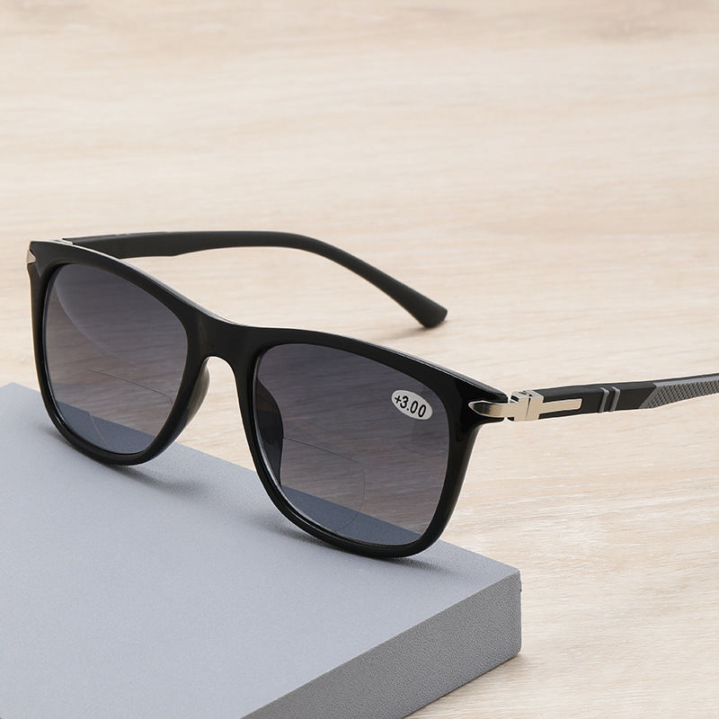 Bifocal Reading Sunglasses for Men and Women TR Frame Outdoor Sun Reader UV Protection